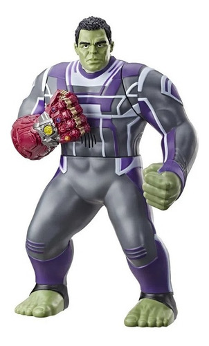Boneco Hulk 35cm Marvel Premium Com Manopla Eletrônica E3313