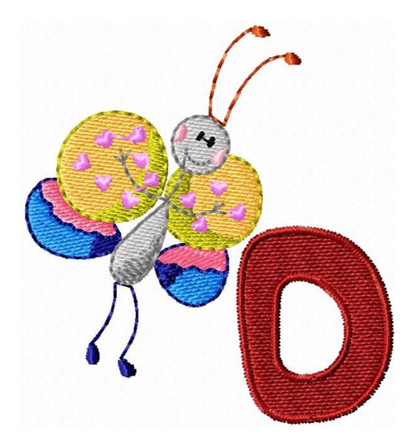 Bordados Computadorizados Bca311 Alfabeto Butterfly