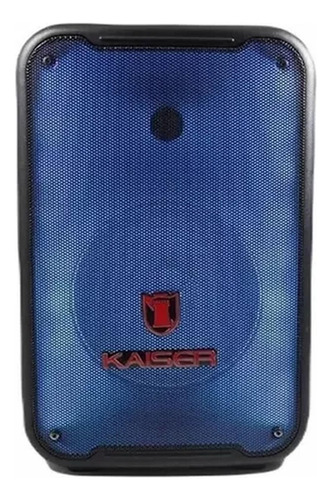 Bafle Kaiser Ksw-7007 8 Pul Recargable Bt Luz Flama Negro