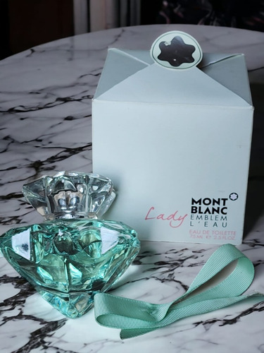 Botella Con Caja Montblanc Emblem Lady Eau Llena De Perfume 