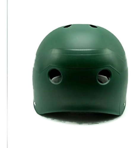 Imagen 4 de 7 de Casco De Skate, Longboards No Name Calidad Verde Militar
