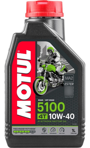 Aceite para motor Motul semi-sintético 10W-40 para motos y cuatriciclos de 1 unidad