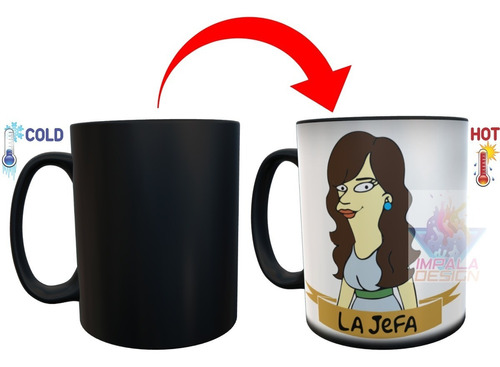 Taza Magica Cristina Kirchner Jefa Simpson Cfk Alberto