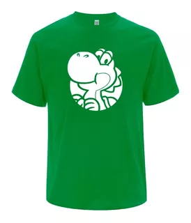 Remera Adulto Mario Bros Brilla En La Oscuridad 100%algodón