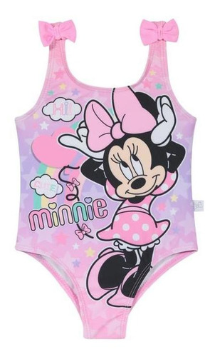Traje De Baño Bebe Niña Disney Minnie