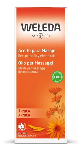 Weleda Aceite Para Masaje De Arnica 100 Ml