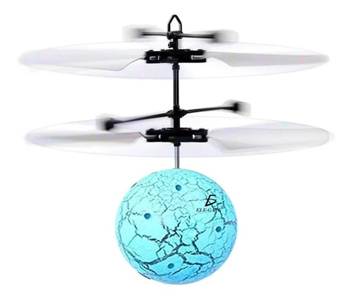 Mini Drone Esfera Voladora Con Luces Led Y Sensor Manual 