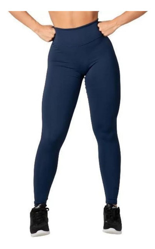 Calça Legging Suplex Cós Alto Preta Academia Treino Barato