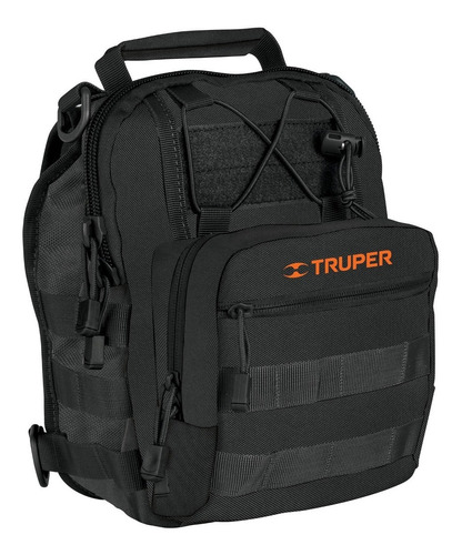 Mochila Táctica De Hombro Negro Truper 67022