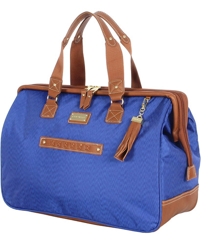 Steve Madden Global Wire Frame Satchel (azul)