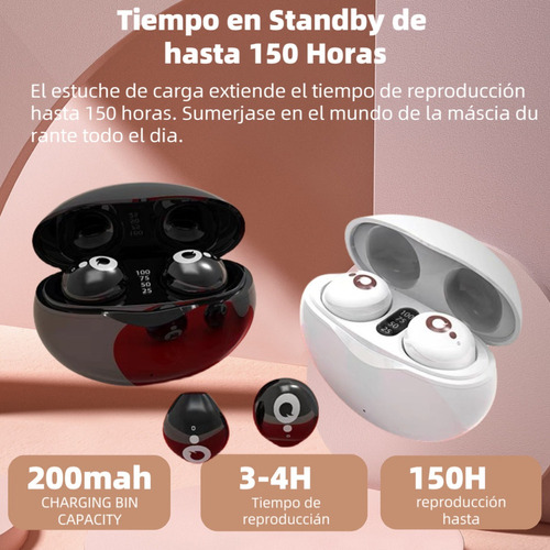 Audífonos Inalámbricos Invisibles Pequeños Con Bluetooth 5.3