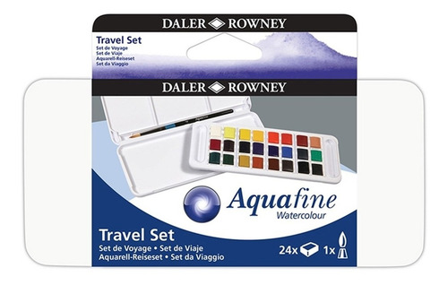 Acuarela Aquafine Pack X 24 Profesional Daler Rowney Pintura
