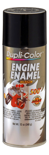 Dupli-color De1613 Esmalte Motor Negro Brillante Aerosol 12