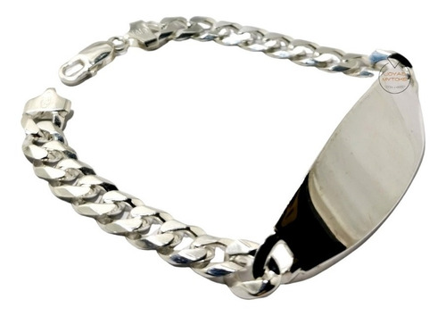 Pulsera Grumet Piocha Brazalete Gruesa Plata Fina 925 Hombre