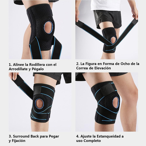 Protector De Rodillera Deportivas De Soporte Ajustable - 2