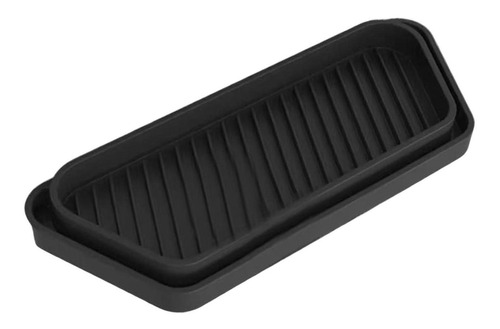 Bandeja De Goteo De Refrigerador De Silicona Lavable Negro