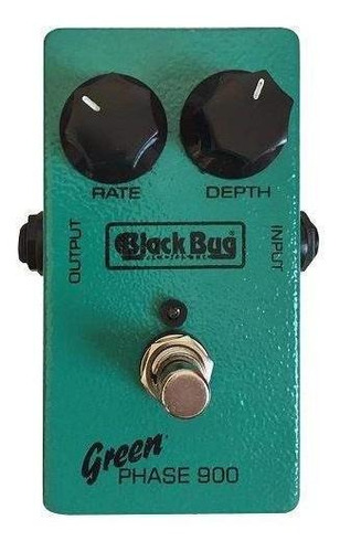 Pedal Phaser 900 Tgp Vintage Black Bug Cor Verde