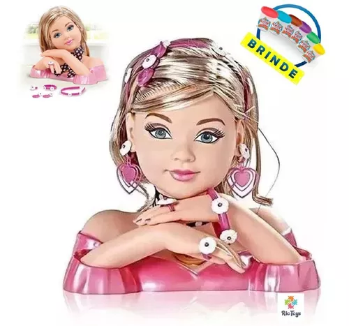 Boneca de maquiagem infantil em promoção