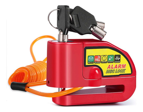 Cerradura Antirrobo Universal Para Manillar De Moto