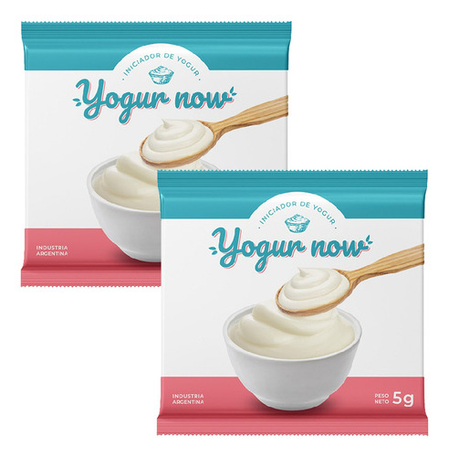  Iniciador De Yogur En Polvo Con Probióticos Yogur Now X 2un