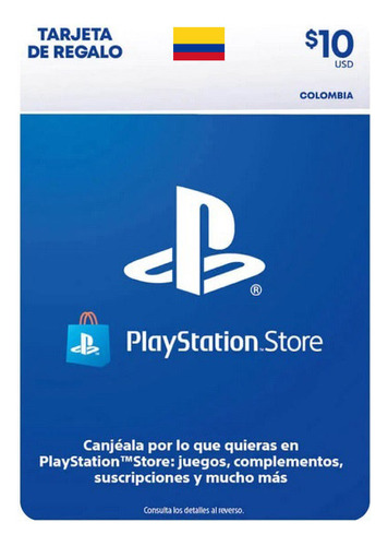 Tarjeta Playstation Store Psn [ Codigo Digital Colombia ] 10
