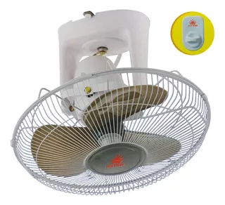 Abanico Ventilador Loco De Techo 3 Velocidades Giratorio 360