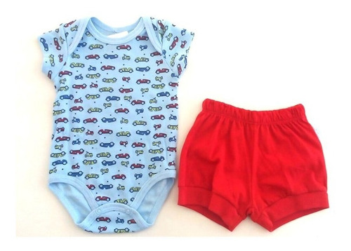 Conjunto Body E Short Masculino Criança Infantil- 010536