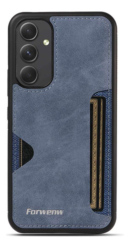 // Funda De Piel Sintética De Lujo Con Ranura Para Tarjetas Para Samsung Galaxy A12 A13 A14 A15 A16 A20 A30 A22 A23 A24