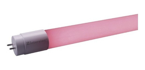 Imagen 1 de 8 de Pack X25 Tubos Led Carnicería Rosado 18w Pronto Eléctrica