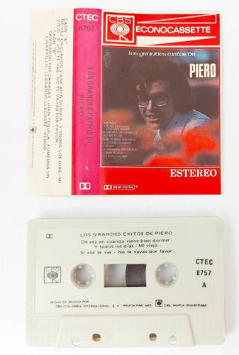 Piero - Los Grandes Exitos De Piero    Kct