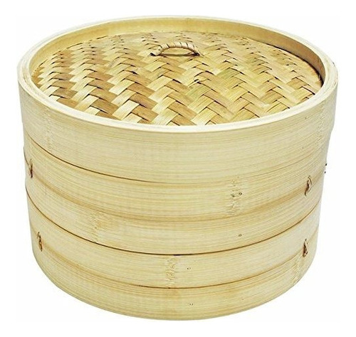 8  Set Vaporera De Bambú