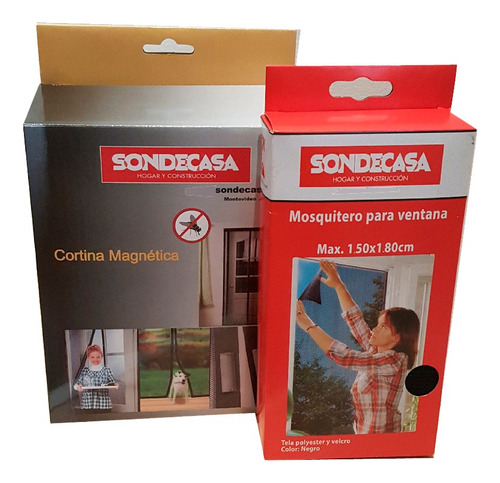 Pack Mosquiteros Sondecasa 1 Cortina Magnética + 1  Velcro