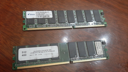 Par De Memorias De 512 Mb - Ddr 400 Mhz