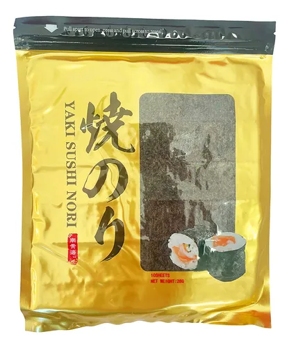 Algas Nori Sushi Ysn 10 Laminas Tostadas Importadas
