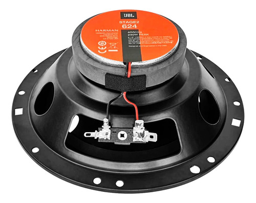 Parlantes Para Vehículo 240w. 6.5x6.5'' / Jbl Mod Stage2 624