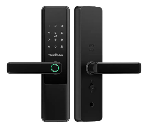 Cerradura Inteligente Chapa Digital De Seguridad Puerta Exterior Tlx20 Tl Negro