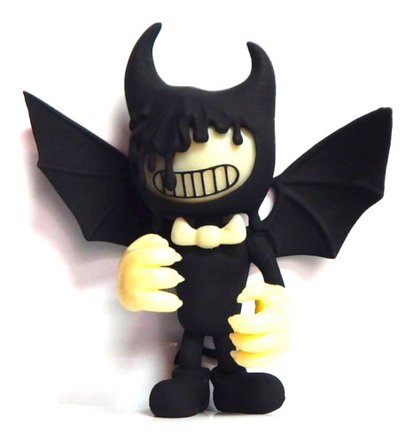 Imagen 2 de 9 de Bendy And The Ink Machine Figura Demon Articulado Luz Led