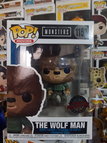 Funko Pop The Wolf Man # 1153 Special Edition 