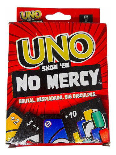 Uno No Mercy Sin Piedad Juego De Cartas