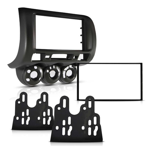 Moldura Dvd 2 Din Fit 2004 2005 2006 2007