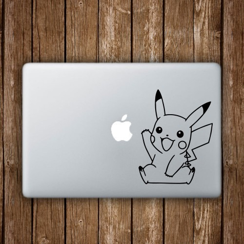 Vinilos Calco Skin Mac Notebook Tablet Pikachu Pokemon