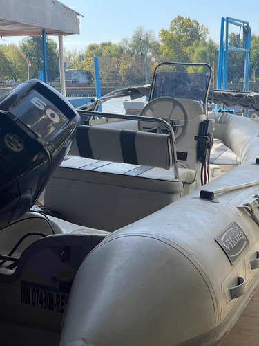 Imagen 16 de 20 de Semirrigido Viking 490 Mercury 60 Hp 4 Tiempos No Bim