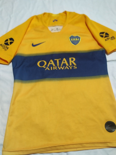 Camiseta De Fútbol De Boca Junior Argentina Original Usada 