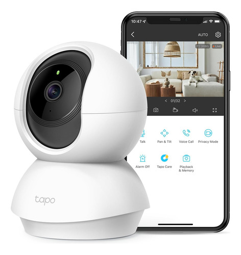 Tapo C200 Cámara Wi-fi Vigilancia 360º 1080 Nocturna Audio