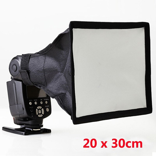 Difusor Flash Plegable, Difusor Speedlite, Softbox 20x30