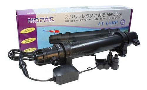 Filtro Ultra Violeta Hopar 9w - Para Aquários E Lagos
