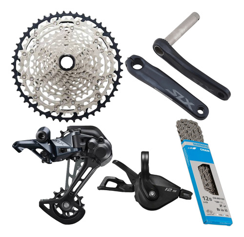 Set Grupo Transmisión Shimano Slx 7100/deore 1x12 Full