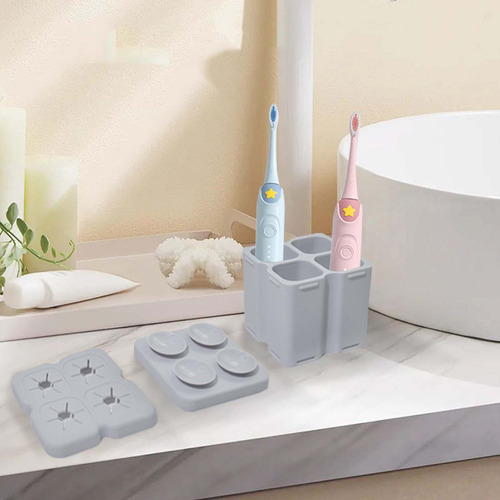Soporte Para Cabezales De, Soporte Portátil Rejilla Gris 4