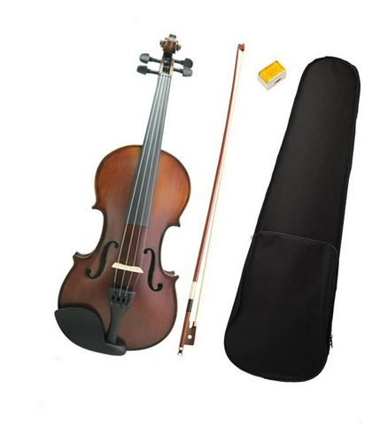 Violines Niños Y Adultos Mejor Sonido Madera Mate Oscuro