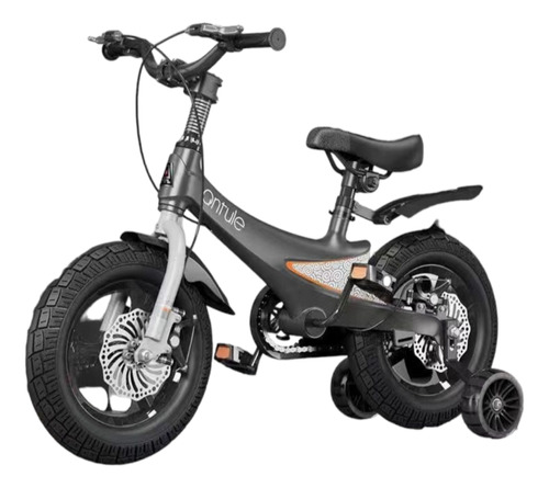 Bicicleta Infantil 2-5 Años Niño Aro 12 Lubabycas Gris